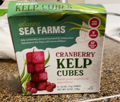 Cranberry Kelp Cubes