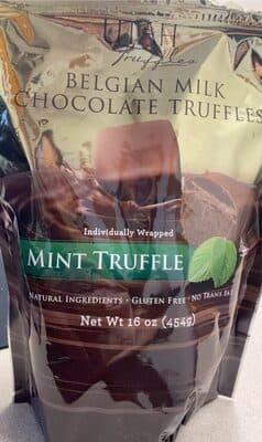 Belgian Milk Chocolate Truffles (Mint)