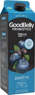 Blueberry Acai Organic Probiotics Juice Drink From Concentrate