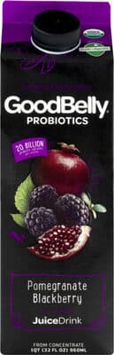 Pomegranate Blackberry Organic Probiotics Juice Drink From Concentrate