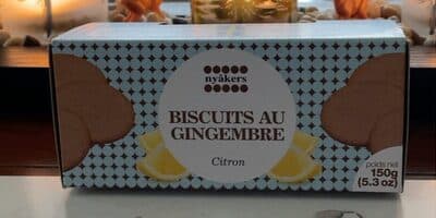 Biscuits au gingembre citron