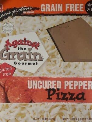 Against The Grain Uncured Pepperoni Pizza