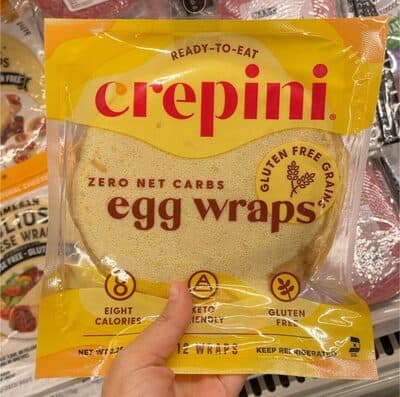 Crepini Gluten Free Grains Egg Wraps