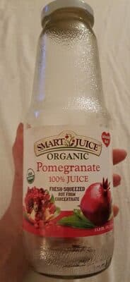 Smart Juice, 100% Organic Juice, Pomegranate