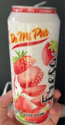 Strawberry Juice Drink With Pulp