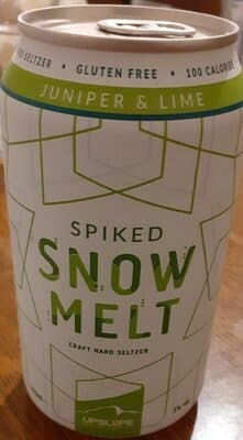 Snow melt spiked