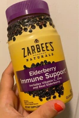 Zarbees Immune Support Gummies Elderberry
