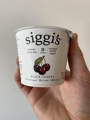 Black Cherry Icelandic Style Cream-Skyr Strained Low-Fat Yogurt