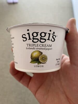 Triple Cream Icelandic-Style Strained Yogurt, Lemon