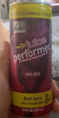 Beet juice with pineapple juice