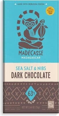 Sea Salt & Nibs 63% Cocoa Heirloom Chocolate
