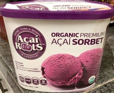 Organic Premium Açai Sorbet