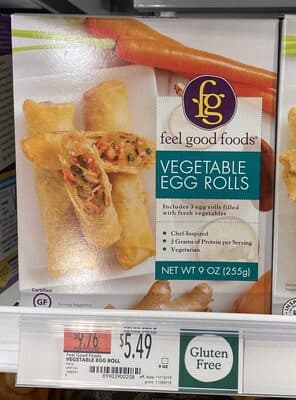 Vegetable Egg Rolls Filled With Fresh Vegetables