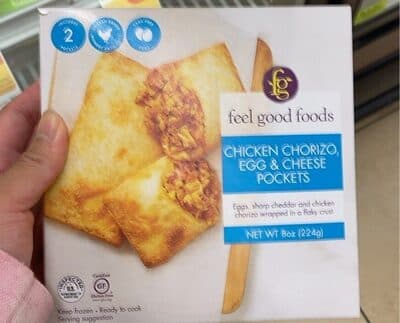 Chicken Chorizo, Egg & Cheese Pockets