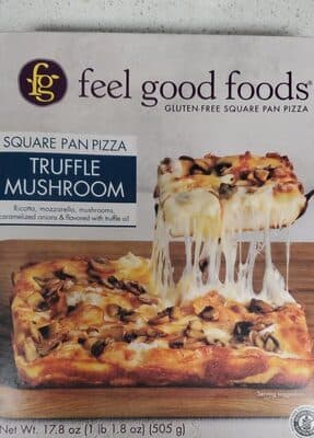 Truffle Mushroom Ricotta, Mozzarella, Mushrooms, Caramelized Onions & Flavored With Truffle Oil Square Pan Pizza