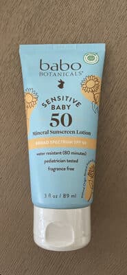 Sensitive Baby Mineral Sunscreen Lotion