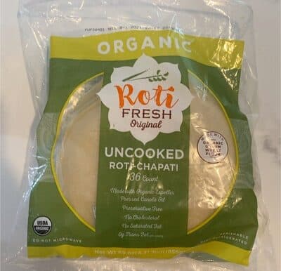 Uncooked roti- chapati