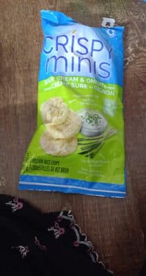 Crisps mini sour cream and onion