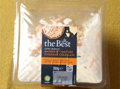 Mature cheddar coleslaw