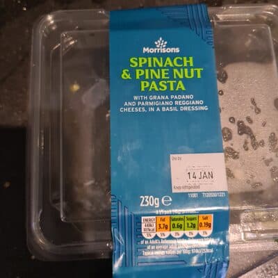 Spinach And Pine Nut Pasta