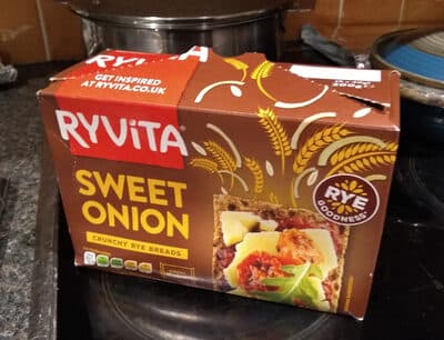 Ryvita Sweet Onion crunchy rye breads