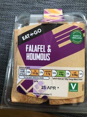 Aldi Falafel & Hummus Wrap