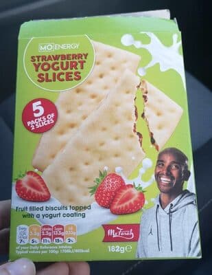 Mo Energy Strawberry Yoghurt Slices