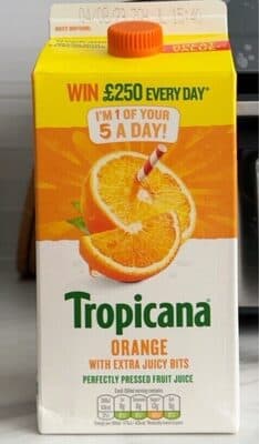 Orange with extra juicy bits