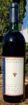 Sonoma County 1987 Zinfandel