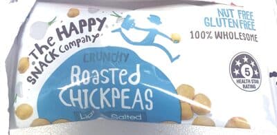 The Happy Snack Company - Crunchy roasted chickpeas, lightly salted