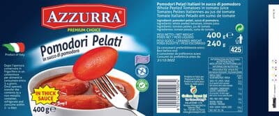 Whole Peeled Tomatoes in Tomato Juice