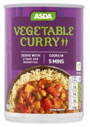 Asda Vegetable Curry