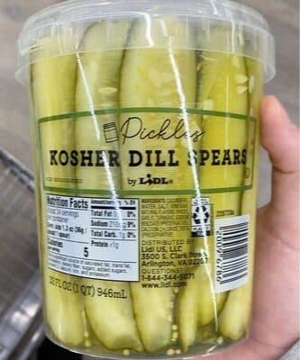 Kosher Dill Pickle Spears