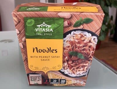 Mild Heat Thai Noodles with Satay Sauce
