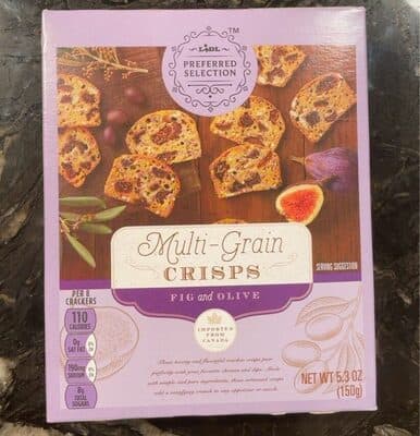 Fig And Olive Multi-Grain Crisps