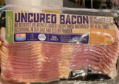 Hickory Smoked Uncured Bacon, Sea Salt