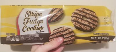 Stripe Fudge Cookies