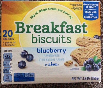 Breakfast Cookies With Blueberries
