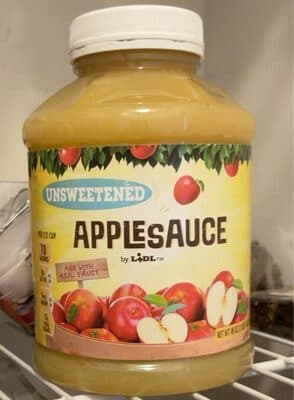 Unsweetened Apple Sauce