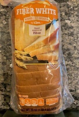 Fiber White Enriched Bread