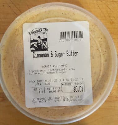 Cinnamon & Sugar Butter