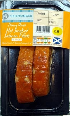 Honey Roast Hot Smoked Salmon Fillets