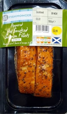 Peppered Hot Smoked Salmon Fillets