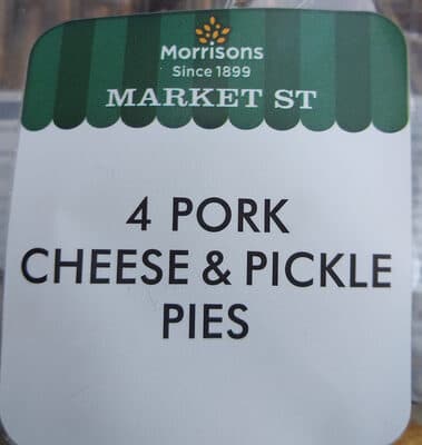 Pork Cheese & Pickle Pie