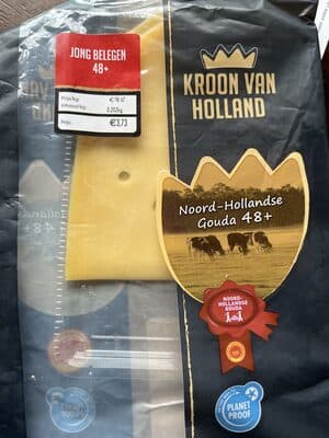 Dutch cheese jong belegen