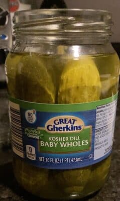 Kosher Dill Baby Wholes