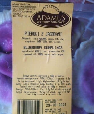 Blueberry Dumplings