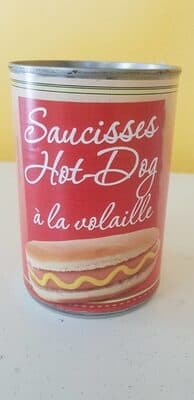 Saucisses Hot Dog la volaille