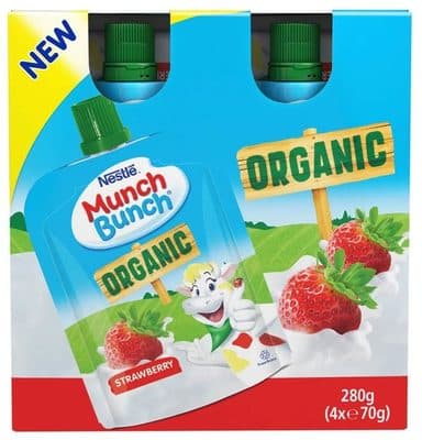 Munch Bunch Organic Pouch Strawberry