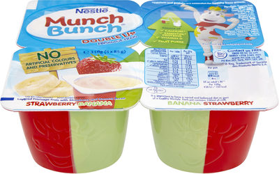 Munch Bunch Double Up Strawberry and Banana